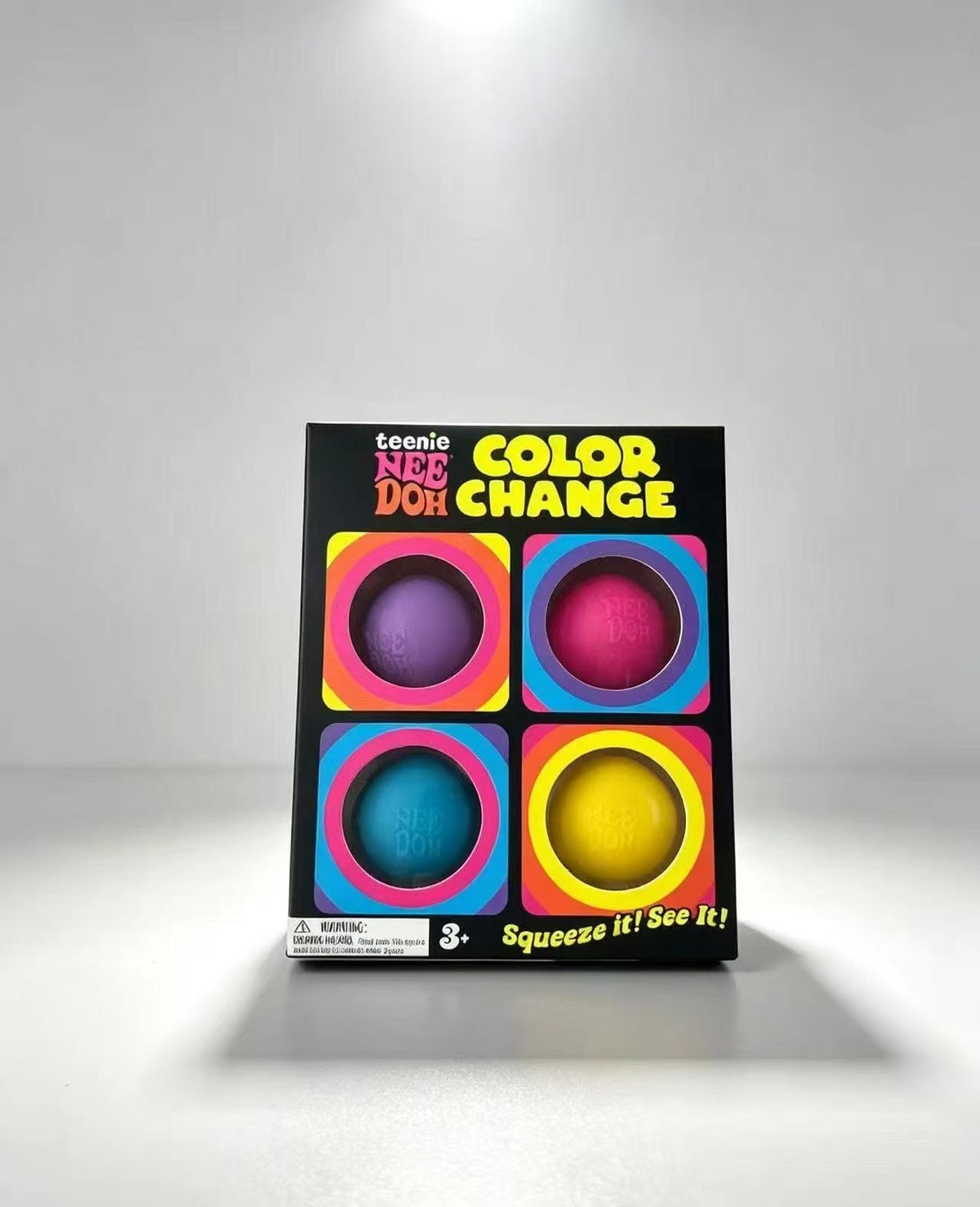 Teenie NeeDoh Color Change 4‑Pack