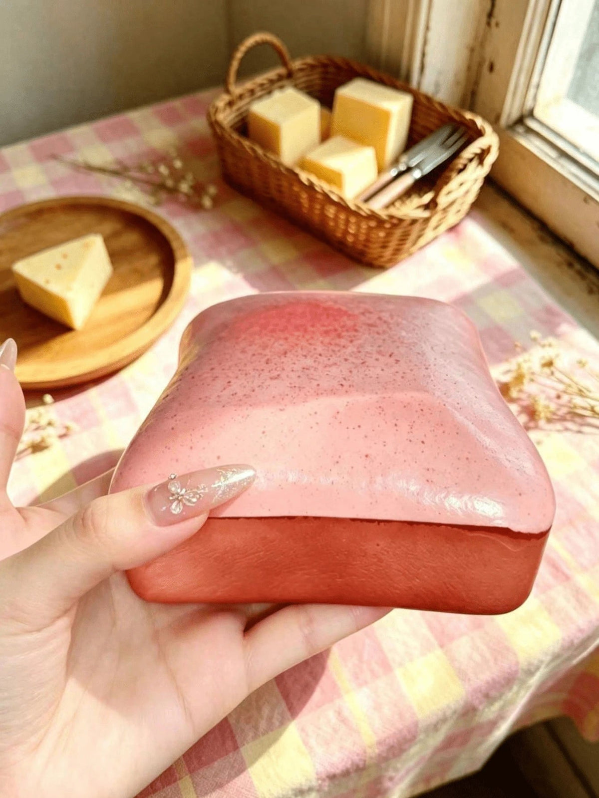 Squishy Toast Slow-Rise Stress Reliever – Realistic Desk Decor