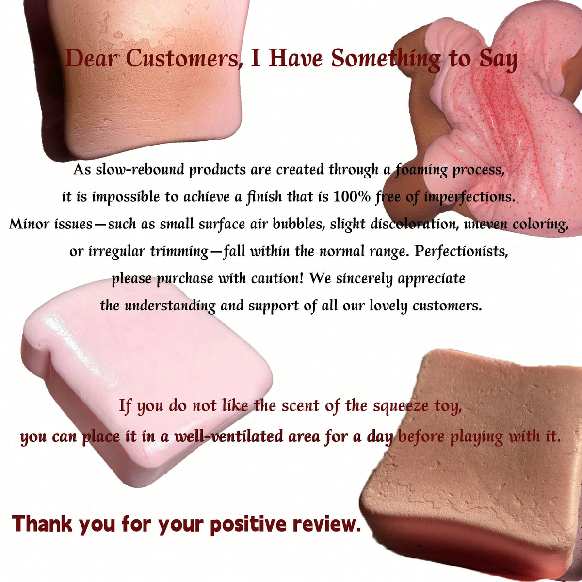 Squishy Toast Slow-Rise Stress Reliever – Realistic Desk Decor