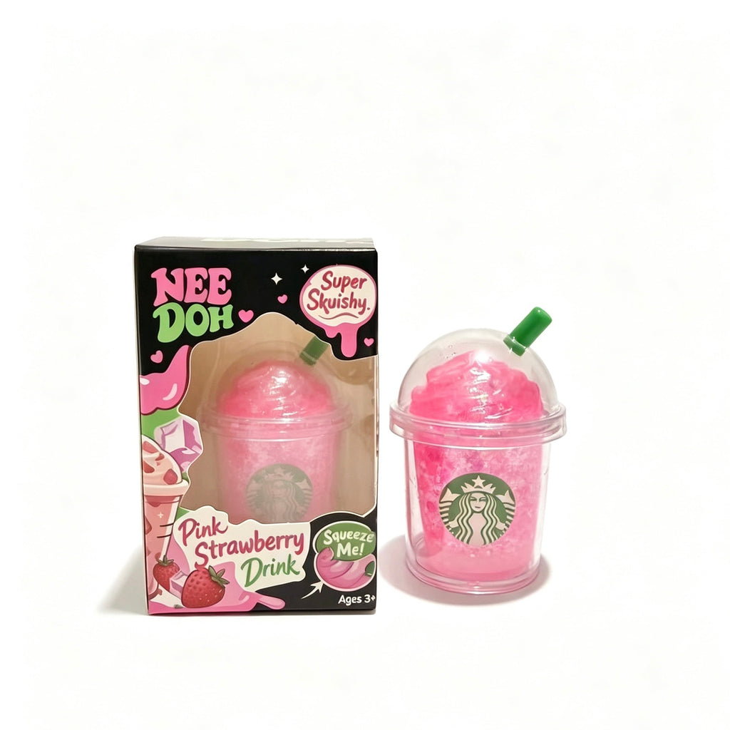Needoh-style Drink Cup Stress Relief Squeeze Toy
