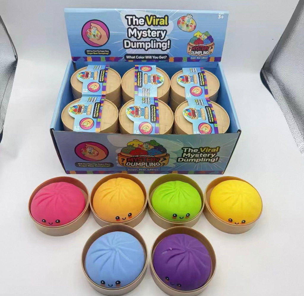 Viral Steamer Dumpling Squishy Toy | Slow Rising Stress Relief Fidget Toy