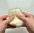 Yellow Cracking Wax ball Squishy Fidget Toy(Can't Guarantee Perfect Uncracked Delivery)