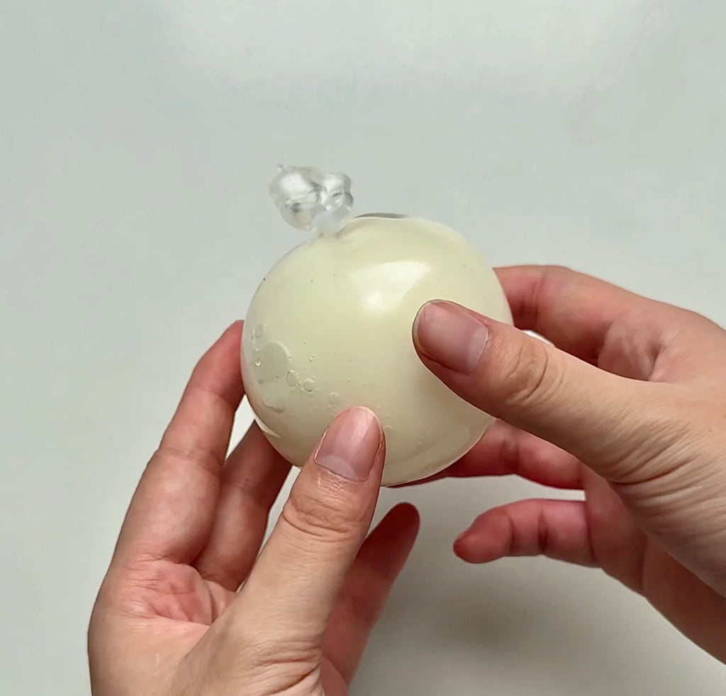 Yellow Cracking Wax ball Squishy Fidget Toy(Can't Guarantee Perfect Uncracked Delivery)