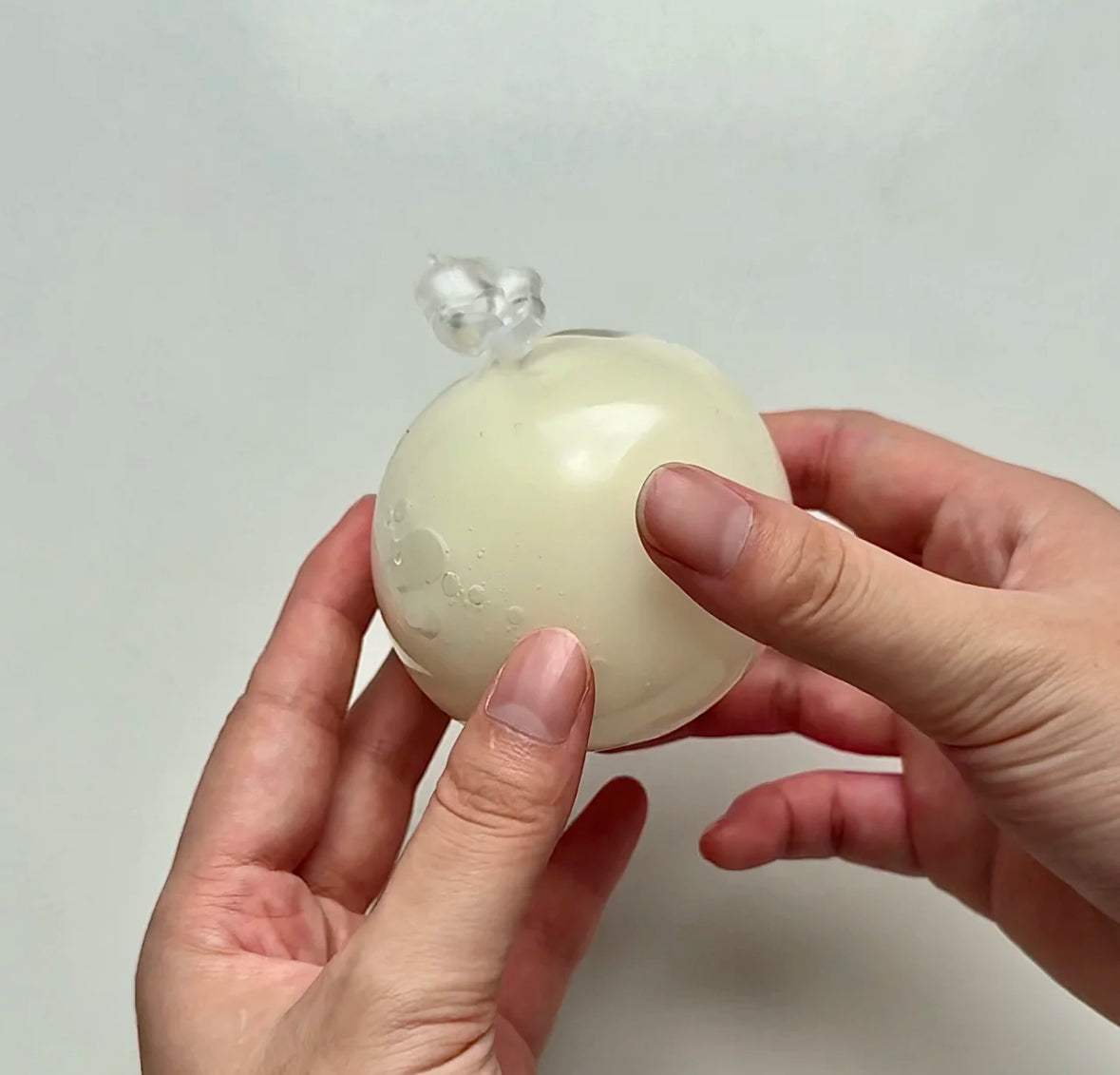 Yellow Cracking Wax ball Squishy Fidget Toy(Can't Guarantee Perfect Uncracked Delivery)