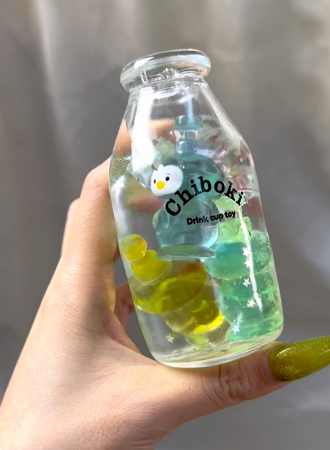 Galaxy(Galaxy Burst) + Hinatsu Bottle Squishy Fidget Toy
