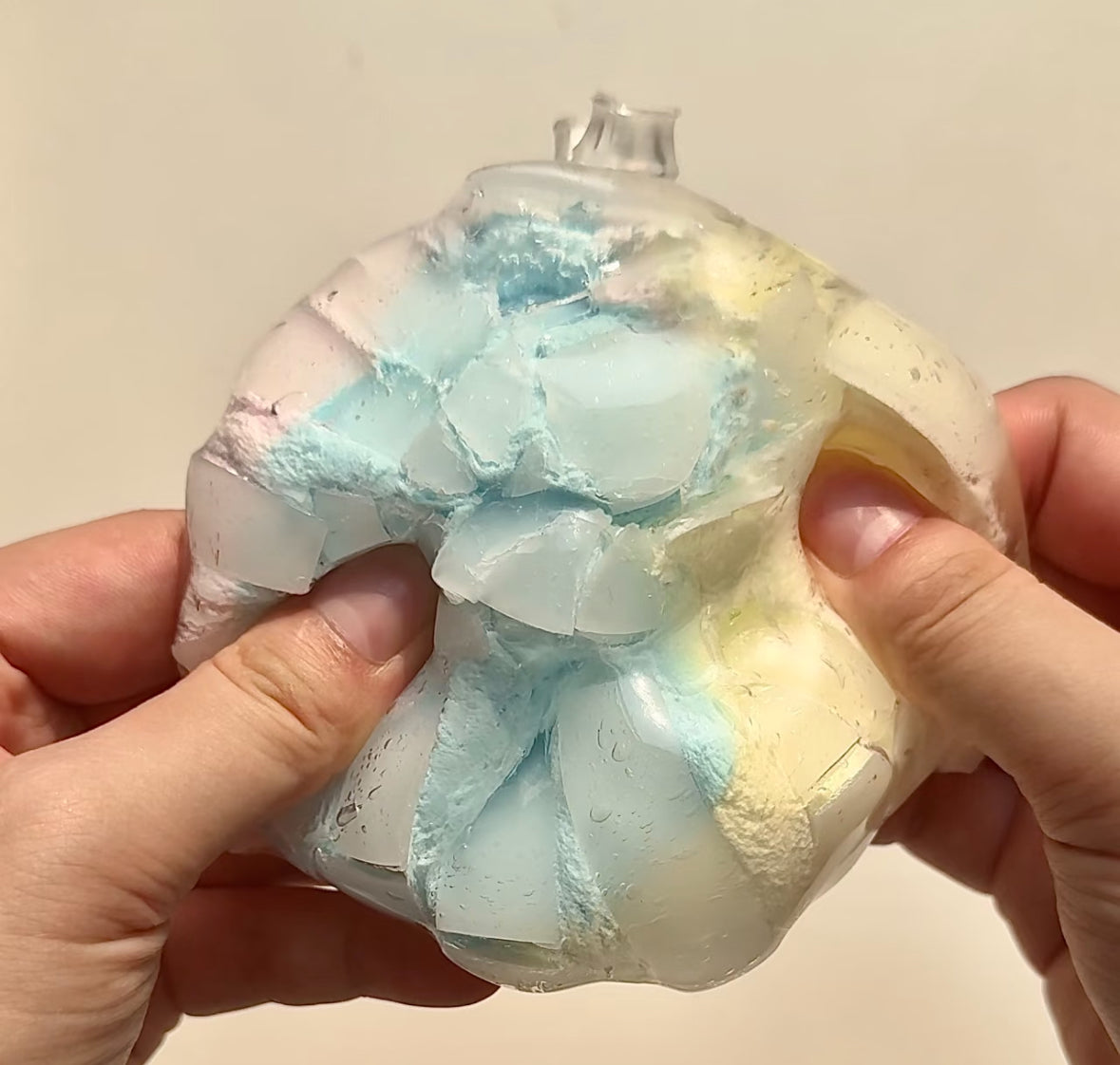 Rainbow Cracking Wax Ball Fidget Toy(Can't Guarantee Perfect Uncracked Delivery)