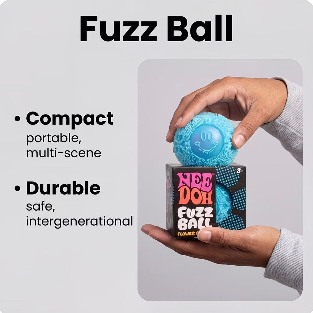 Needoh-Style Colorful Squishy Plush Stress Balls, Squeeze & Rebound Fidget Toys