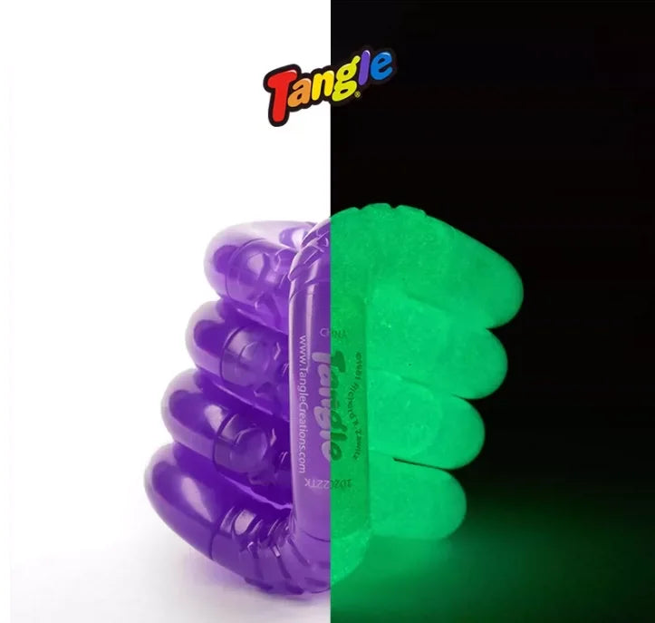 Original Tangl Twist Temperature Changing Fossil Fidget Toy | ADHD Focus Training Stress Relief Sensory Gift