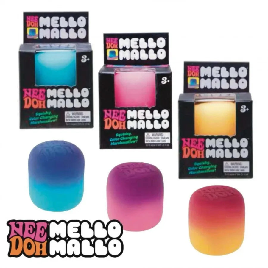 Viral NeeDoh-Style UV Color Changing Squish Toy | Marshmallow Soft Slow Rebound Fidget Stress Relief Squeeze Toy