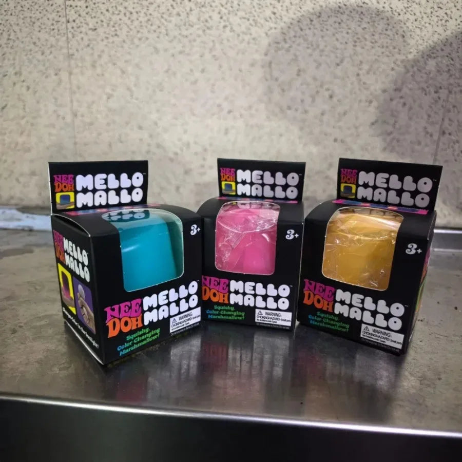 Viral NeeDoh-Style UV Color Changing Squish Toy | Marshmallow Soft Slow Rebound Fidget Stress Relief Squeeze Toy