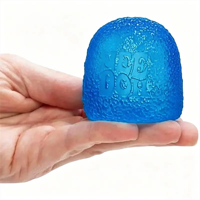 Needoh-Style Multicolor Gumdrop Squish Ball, Stress Relief Fidget Toy