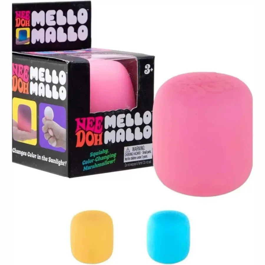 Viral NeeDoh-Style UV Color Changing Squish Toy | Marshmallow Soft Slow Rebound Fidget Stress Relief Squeeze Toy