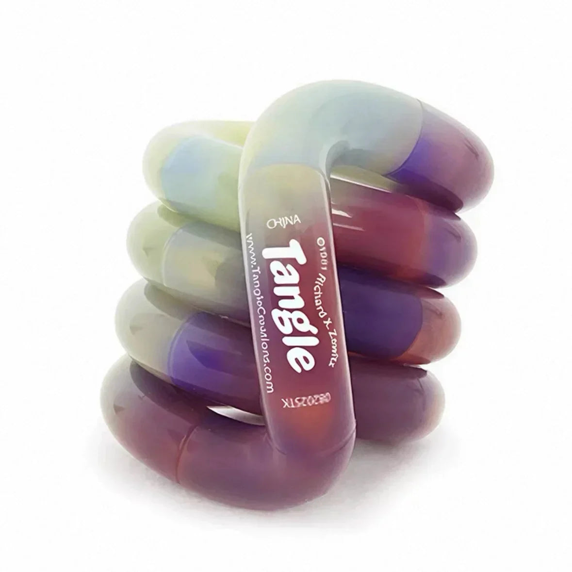Original Tangl Twist Temperature Changing Fossil Fidget Toy | ADHD Focus Training Stress Relief Sensory Gift
