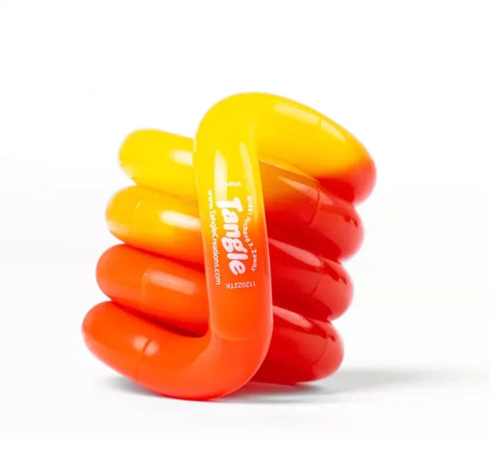 Original Tangl Twist Temperature Changing Fossil Fidget Toy | ADHD Focus Training Stress Relief Sensory Gift