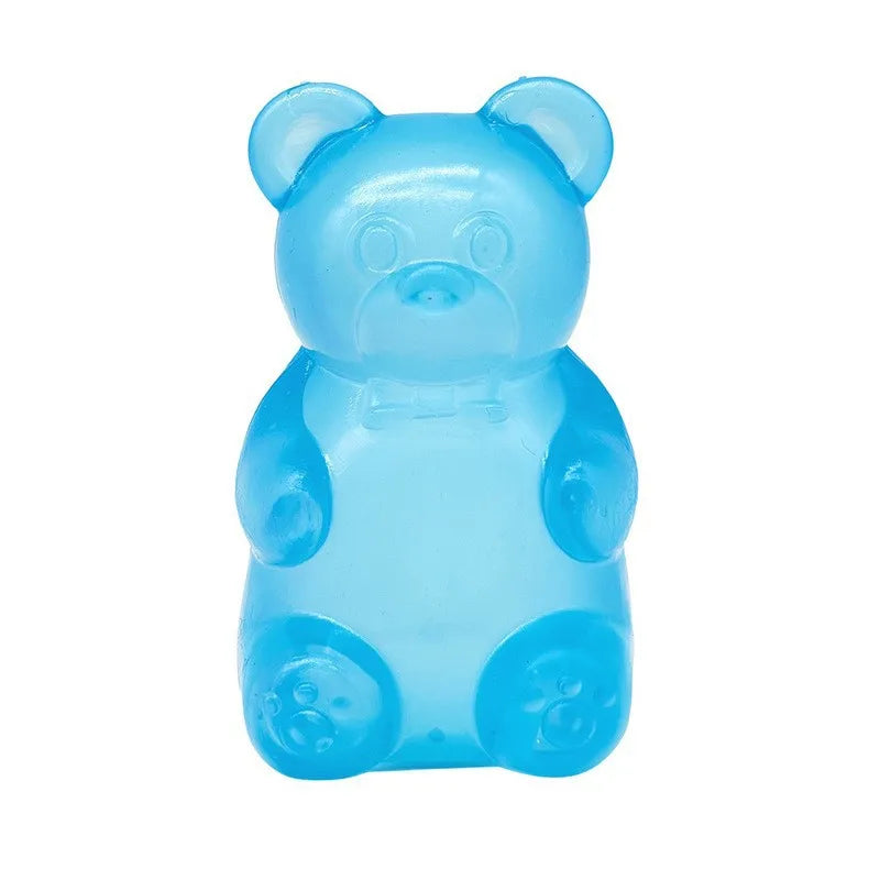 8cm NeeDoh Gummy Bear Squishy Toy, Jelly Filled Slow Rising Stress Relief Fidget Toy