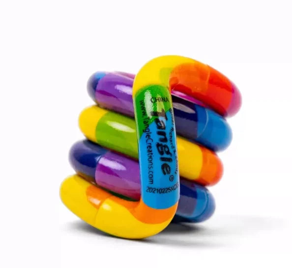 Original Tangl Twist Temperature Changing Fossil Fidget Toy | ADHD Focus Training Stress Relief Sensory Gift