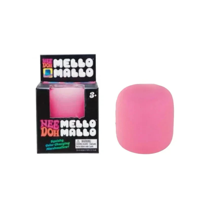 Viral NeeDoh-Style UV Color Changing Squish Toy | Marshmallow Soft Slow Rebound Fidget Stress Relief Squeeze Toy
