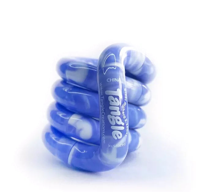 Original Tangl Twist Temperature Changing Fossil Fidget Toy | ADHD Focus Training Stress Relief Sensory Gift
