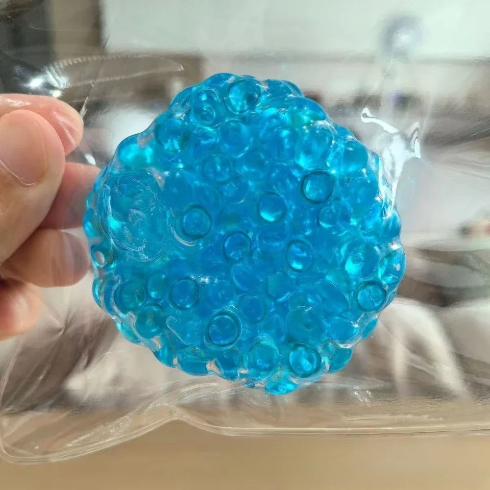 Ice Bead Squishy Stress Ball, Soft Anxiety Relief Fidget Toy for All Ages