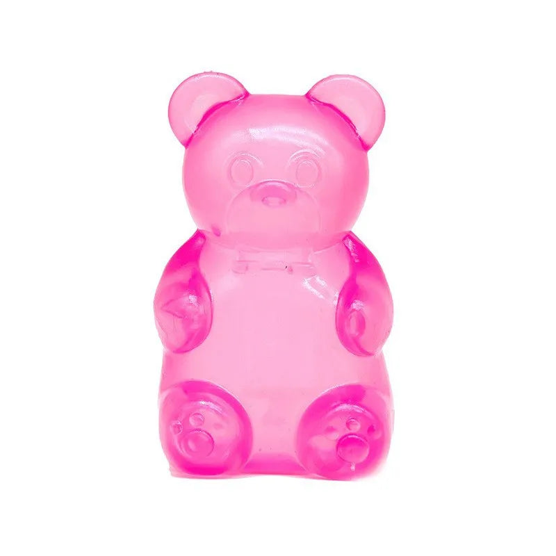 8cm NeeDoh Gummy Bear Squishy Toy, Jelly Filled Slow Rising Stress Relief Fidget Toy