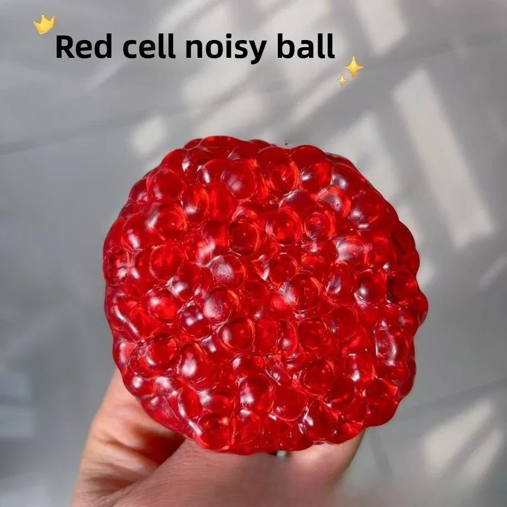 Ice Bead Squishy Stress Ball, Soft Anxiety Relief Fidget Toy for All Ages