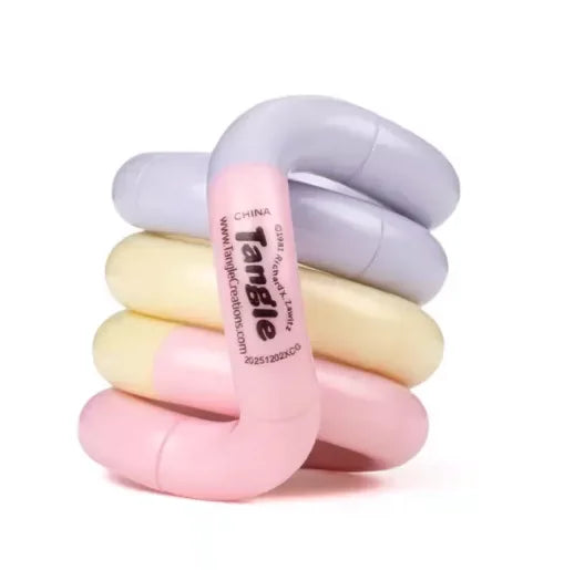 Original Tangl Twist Temperature Changing Fossil Fidget Toy | ADHD Focus Training Stress Relief Sensory Gift
